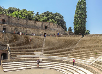 Pompeji - antike Stadt am Vesuv, Italien