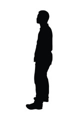 Silhouette of people vector