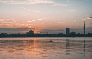 Obraz premium Außenalster Hamburg