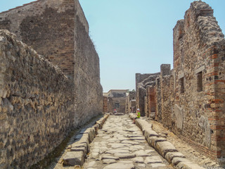 Fototapeta na wymiar Pompeji - antike Stadt am Vesuv, Italien