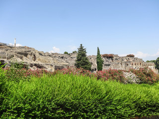 Fototapeta premium Pompeji - antike Stadt am Vesuv, Italien