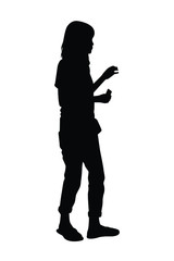 Silhouette of people vector