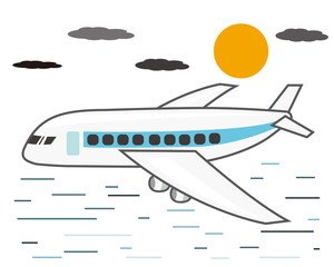 飛行機　航空機　旅行　