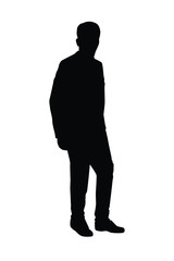 Silhouette of people vector