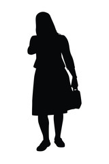 Silhouette of people vector