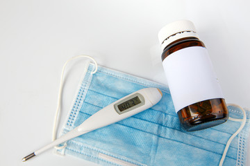 Chinese coronavirus outbreak. High body temperature 2019-nCoV