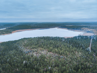 panoramic view of the river