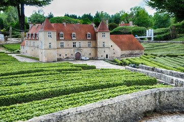 France Miniature is a miniature park tourist attraction in Élancourt, France, September 11, 2016