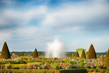 VERSAILLES, FRANCE September 10, 2016: Garden of Versailles