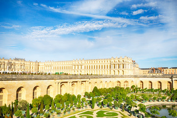 VERSAILLES, FRANCE September 10, 2016: Garden of Versailles