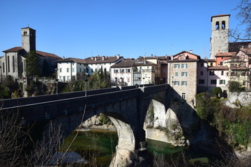 Fototapeta na wymiar Cividale del Friuli - ponte del diavolo