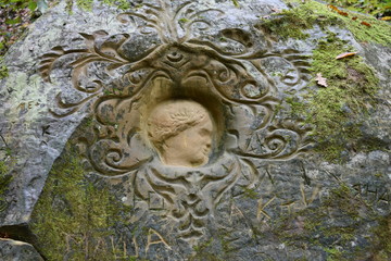 drowing on the stone