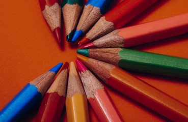 Fototapeta premium color pencils
