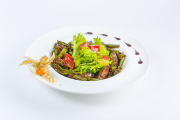 salad on a plate