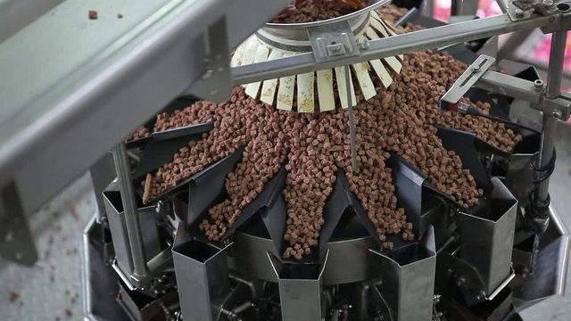 Enterprise for the production of granules. The company is the manufacturer of animal feed. Line factory food production for dogs and cats.