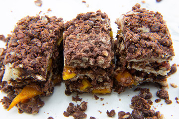 Steamed rice flour with red bean for Korean rice cake