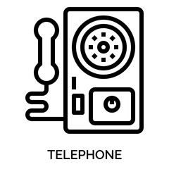 Telephone Vintage Phone Call Phone Communication icon