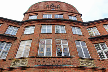 Neugotisches Rathaus Marne (1914/15, Schleswig-Holstein)