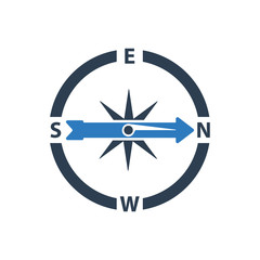 Obraz premium Direction Compass Icon