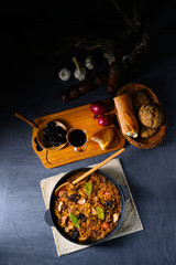 A real Polish 'Bigos,'after an old recipe with dried plums and wine.