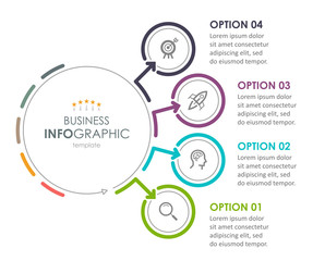 Obraz premium Vector infographic template