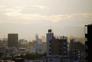 Fototapeta premium 都市風景