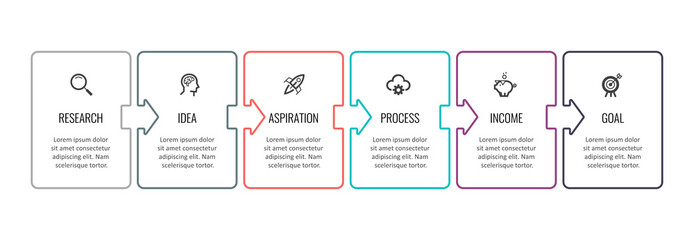 Vector infographic template