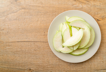 fresh guava fruits sliced