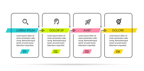 Vector infographic template