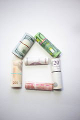 paper money and iron money