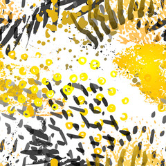 Stains Seamless Pattern. Fashion Concept. 