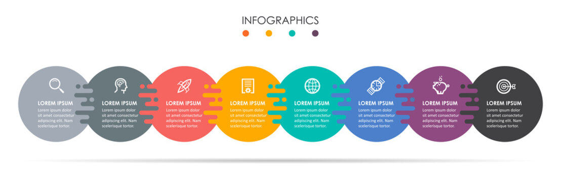 Vector infographic template