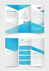 Corporate Tri-Fold Brochure Design Template	