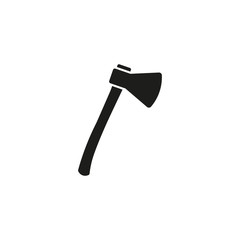 Axe icon. Vector illustration. Flat design.