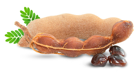 Tamarind isolated on a white background