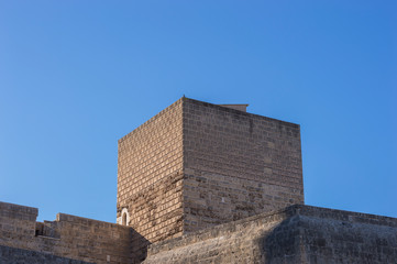 Fototapeta na wymiar Deatil of Medieval Castle in Bari