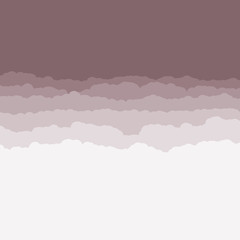 Abstract Color Clouds Sky Generative Art background illustration