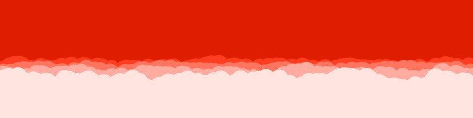 Abstract Color Clouds Sky Generative Art background illustration