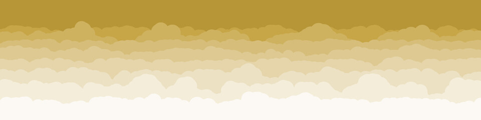 Abstract Color Clouds Sky Generative Art background illustration