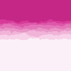 Abstract Color Clouds Sky Generative Art background illustration