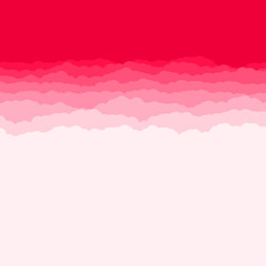 Abstract Color Clouds Sky Generative Art background illustration