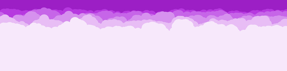 Abstract Color Clouds Sky Generative Art background illustration