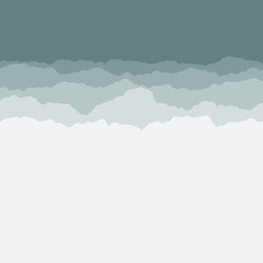 Abstract Color Clouds Sky Generative Art background illustration