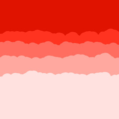 Abstract Color Clouds Sky Generative Art background illustration