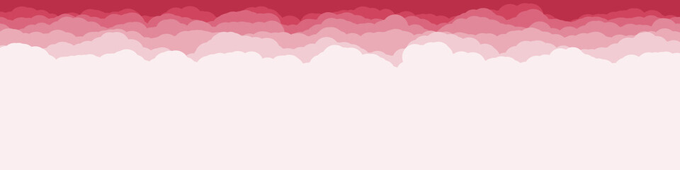 Abstract Color Clouds Sky Generative Art background illustration