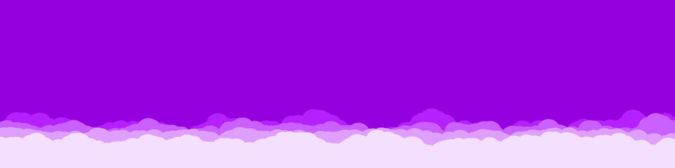 Abstract Color Clouds Sky Generative Art background illustration