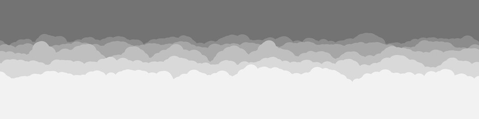 Abstract Color Clouds Sky Generative Art background illustration