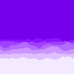 Abstract Color Clouds Sky Generative Art background illustration