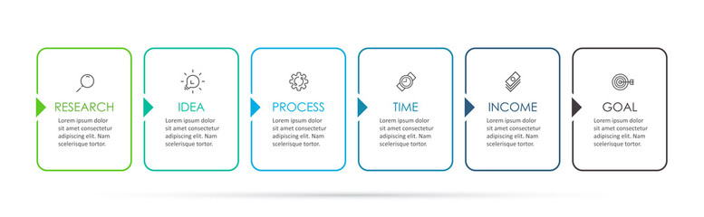 Vector infographic template