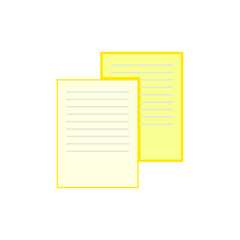 vector icon, for text documents